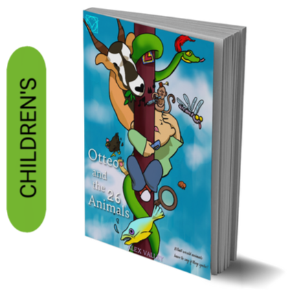 Otteo and the 26 Animals Otteo, a very curious chum, has become a journalist. His goal is to find Papa, who has been taken away by the Zuzober in a land full of mad animals who are not being polite. He has to interview all of them.